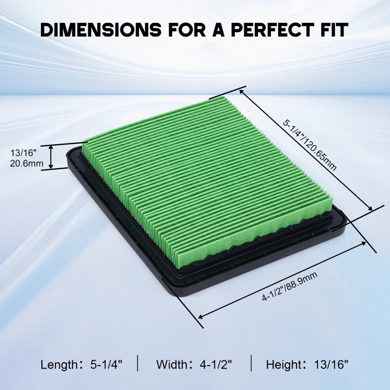 Buckbock 17211-ZL8-023 Air Filter for Honda GC135 GCV135 GC160 GCV160 GC190 GCV190 Engine 17211-ZL8-003 17211-Zl8-000 2Pack - Image 4